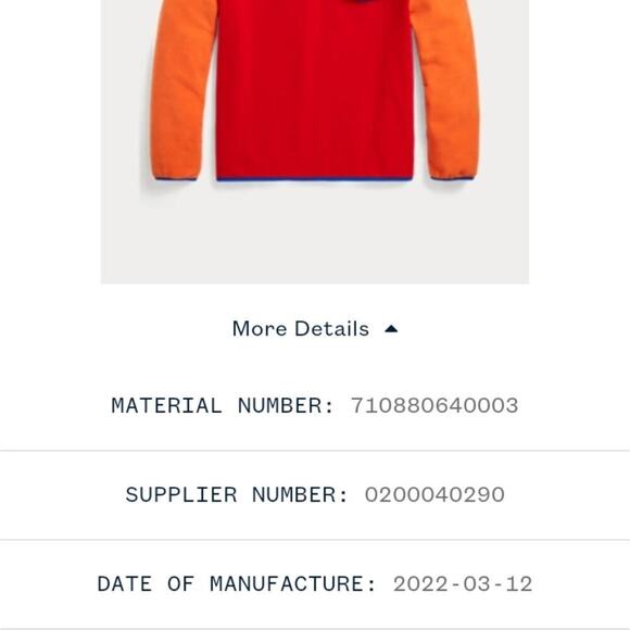 Polo Sport Ralph Lauren Pull Over Sweater sz: Medium NEW WITH TAGS - Picture 8 of 8